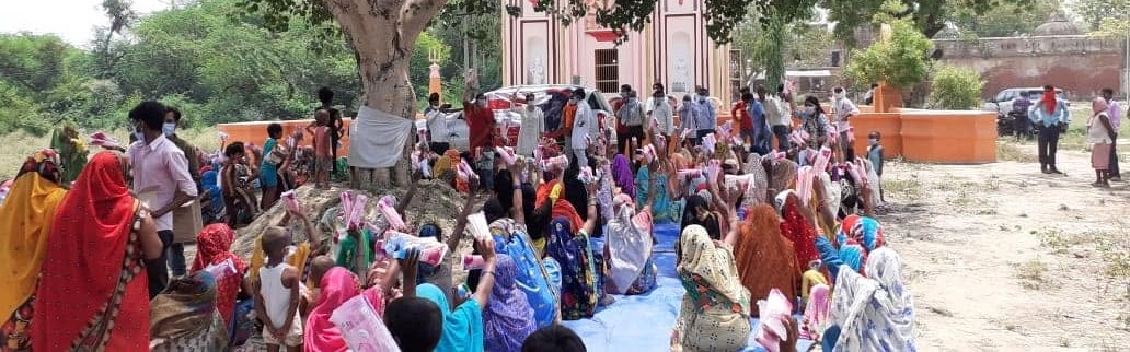 Community members participating in a Madhayam impact or empowerment programme